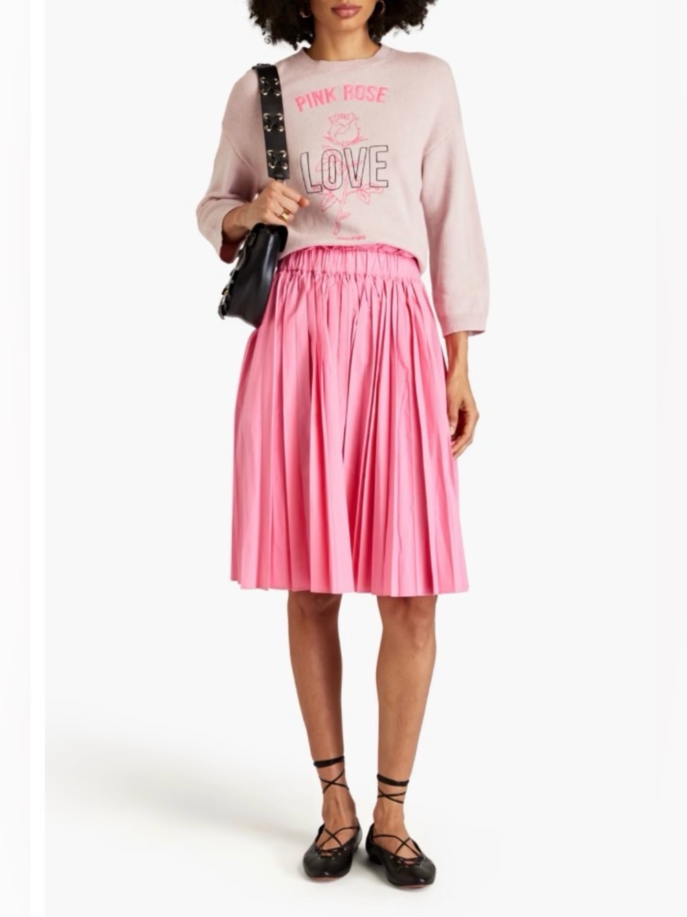 REDVALENTINO Pleated Skirt